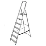 AWTOOLS DRABINA ALUMINIOWA 150kg 7 STOPNI WOLNOSTOJĄCA