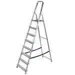 AWTOOLS DRABINA ALUMINIOWA 150kg 8 STOPNI WOLNOSTOJĄCA