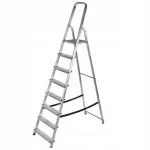 AWTOOLS DRABINA ALUMINIOWA 150kg 8 STOPNI WOLNOSTOJĄCA