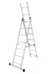 AWTOOLS DRABINA ALUMINIOWA BASIC  3x7 STOPNI 150kg