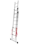 AWTOOLS DRABINA ALUMINIOWA BASIC  3x8 STOPNI 150kg