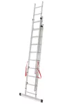 AWTOOLS DRABINA ALUMINIOWA BASIC  3x9 STOPNI 150kg