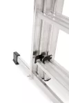 AWTOOLS DRABINA ALUMINIOWA BASIC  3x9 STOPNI 150kg