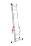 AWTOOLS DRABINA ALUMINIOWA BASIC 3x11 STOPNI 150kg