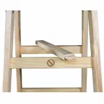 AWTOOLS DRABINA DREWNIANA  2x 4 STOPNI 150KG