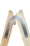 AWTOOLS DRABINA DREWNIANA  2x 8 STOPNI 150KG