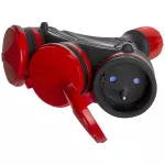 AWTOOLS GNIAZDO  EXTREME POTRÓJNE Z KLAPKAMIIP54 16A