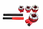 AWTOOLS GWINTOWNICA DO RUR 4szt.1/2", 3/4", 1", 1-1/4"  ZESTAW WALIZKA