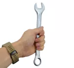 AWTOOLS KLUCZ PŁASKO-OCZKOWY KPL. 6szt. /8mm-17mm  BLACK LINE