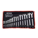 AWTOOLS KLUCZ PŁASKO-OCZKOWY KPL.17szt. /6mm-22mm  BLACK LINE
