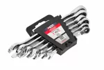 AWTOOLS KLUCZ PŁASKO-OCZKOWY Z GRZECH.KPL. 6szt 8-19mmZ PRZEŁĄCZ.