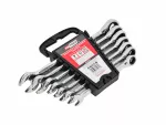 AWTOOLS KLUCZ PŁASKO-OCZKOWY Z GRZECH.KPL. 7szt 10-19mm