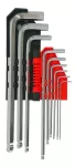 AWTOOLS KLUCZE IMBUSOWE HEX /1,5-10,0mm/ 9szt. KULA BLACK LINE