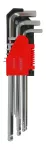 AWTOOLS KLUCZE IMBUSOWE HEX /1,5-10,0mm/ 9szt. KULA DŁUGIE BLACK LINE