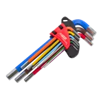 AWTOOLS KLUCZE IMBUSOWE HEX/ 1,5-10,0mm/ 9szt. KOLOR  BLACK LINE