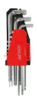 AWTOOLS KLUCZE IMBUSOWE HEX/ 2,0-12,0mm/ 10szt./ KULA DŁUGIE BLACK LINE