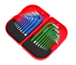 AWTOOLS KLUCZE IMBUSOWE HEX/TORX / 1,5-10,0mm/ 18szt. KOLOR