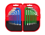 AWTOOLS KLUCZE IMBUSOWE HEX/TORX / 1,5-10,0mm/ 18szt. KOLOR