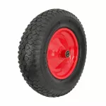 AWTOOLS KOŁO PNEU. 2PR CZERWONE 4.00-8/METAL.ŁOŻ+OŚ