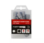 AWTOOLS KOŃCÓWKA Z NASADKĄ 8mm MAGNETYCZNA /5szt.