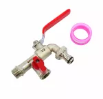 AWTOOLS KRAN OGRODOWY MOSIĄDZ NIK. PODWÓJNY 1/2" GZ 2x3/4"