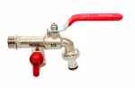 AWTOOLS KRAN OGRODOWY MOSIĄDZ NIK. PODWÓJNY 1/2" GZ 2x3/4"