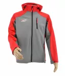 AWTOOLS KURTKA SOFTSHELL T4/ CZERWONO-SZARA/  M