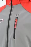AWTOOLS KURTKA SOFTSHELL T4/ CZERWONO-SZARA/ XL