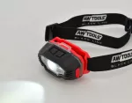 AWTOOLS LATARKA CZOŁOWA LED USB 5 FUNKCJI BLACK LINE