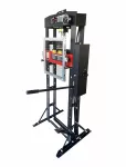 AWTOOLS PRASA HYDRAULICZNA Z MANOM. PROF 30T 55-1035mm / Z PEDAŁEM I OSŁONĄ   BLACK LINE