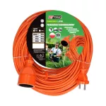 AWTOOLS PRZEDŁUŻACZ OGRODOWY 10m POMARAŃCZOWY 2x1,0mm