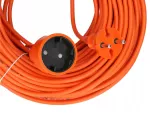 AWTOOLS PRZEDŁUŻACZ OGRODOWY 10m POMARAŃCZOWY 2x1,0mm