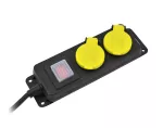 AWTOOLS PRZEDŁUŻACZ WARSZTATOWY WYŁ.U.2g*3,0m IP44 3x1,5mm