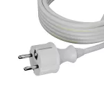 AWTOOLS PRZEWÓD Z WTYCZKĄ 1,5m 2x1,0 BIAŁY H05VV-F...