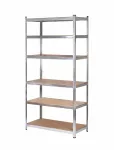 AWTOOLS REGAŁ 6 PÓŁEK 200x90x40 NOŚNOŚĆ 300kg / 6,0mm - WCISKANY SZYBKI MONTAŻ