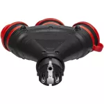 AWTOOLS ROZGAŁĘŹNIK EXTREME POTRÓJNY Z KLAPKA MI IP54 16A