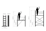 AWTOOLS RUSZTOWANIE JEZDNE-PRZEGUB IKAR 1,96m 150KG EN131  / 3,95m