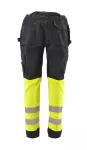 AWTOOLS SPODNIE  ROBOCZE T3/ ODBLASKOWE/ L