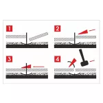 AWTOOLS SYSTEM POZIOMOWANIA ST 1,0mm 400(KLIPS 7-15mm)