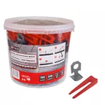 AWTOOLS SYSTEM POZIOMOWANIA ST 1,5mm 300+100(KLIPS 7-15mm + KLIN)