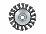 AWTOOLS SZCZOTKA STOŻKOWA 100mm  M14 DRUT SKRĘCANY