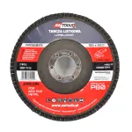 AWTOOLS ŚCIERNICA LISTKOWA 125mm  P120  INOX METAL CYRKONOWA