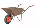 AWTOOLS TACZKA BUDOWLANA  85L/1,5mm BRĄZ