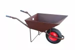 AWTOOLS TACZKA BUDOWLANA  85L/2,0mm BRĄZ+OSŁONA KOŁA /GŁĘBOKA