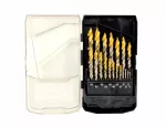 AWTOOLS WIERTŁO DO METALU M2 HSS-TiN KPL.19szt.  /1.5-10mm   BLACK LINE