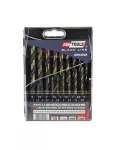 AWTOOLS WIERTŁO METAL HSS M2 KPL. 19szt./1,0-10,0mm/ PREMIUM/OP.PL