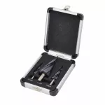 AWTOOLS WIERTŁO STOPNIOWE SPIRALNE M2-TiAlN / Kpl. 3 szt. / 4-12mm / 4-20mm / 4-39mm /BL