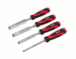 AWTOOLS ZESTAW DŁUT Z PLAST. UCHWYTAMI 4szt. 6/12/18/24mm