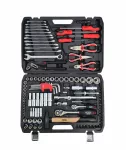 AWTOOLS ZESTAW KLUCZY  122el 1/2" / 1/4" BLACK LINE
