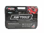 AWTOOLS ZESTAW KLUCZY  122el 1/2" / 1/4" BLACK LINE